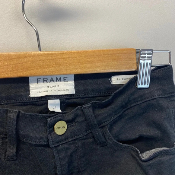 Frame le skinny de Jeanne black film ripped 24 - Picture 3 of 7